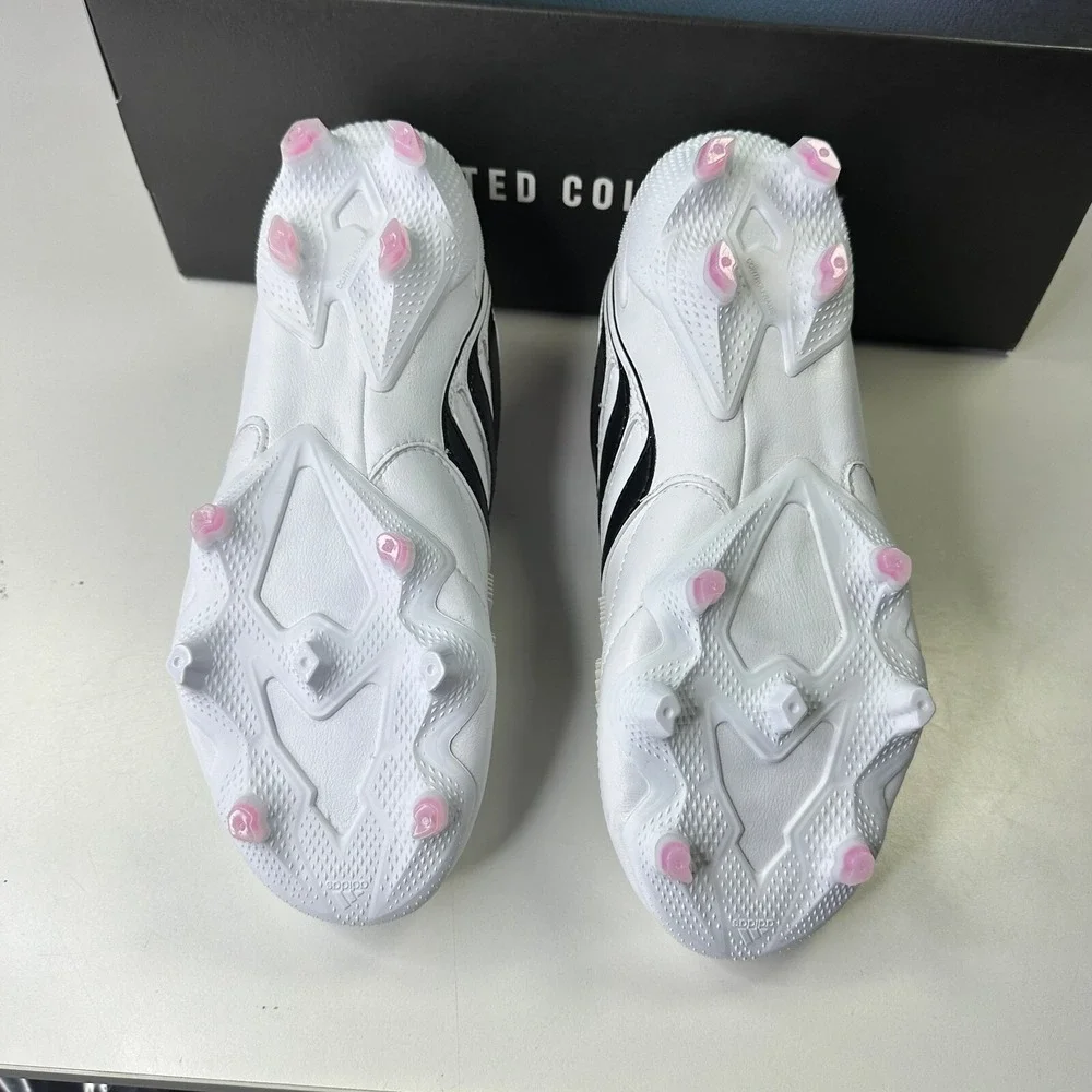 Adidas Predator Precision.1 Mens FG Soccer Cleats Size 7 White Pink ID6785